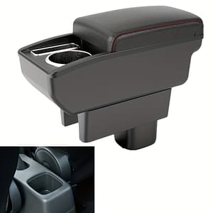 For 2005-2024 Console Armrest Box With Sliding Panel, – Storage, Front Cup & Phone Slot, Non-destructive Installation, Abs Material – Upgraded No-drill Design Automotive Shop Online at Dubai Trades