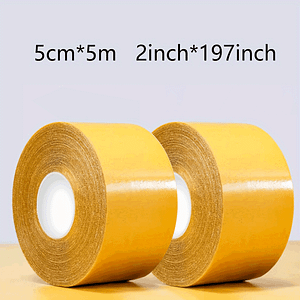 Free – 2pcs High Strength Double-sided Tape | Suitable For Red Carpet, Floor Mats, Wallpaper And Balloons Multi-surface | Non-slip, Waterproof, Residue-free Synthetic Rubber Interlocking Tape & Mounting Products Shop Online at Dubai Trades