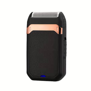 Gertzy Men’s Electric Foil Shaver With Brush – Rechargeable Usb-powered, Stainless Steel Blade, 30-45 Minute , Black & Rose – Perfect Gift For Home Use, Mini Portable Shaver Appliances Shop Online at Dubai Trades