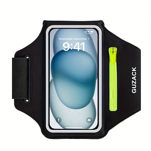 Guzack 7.0 Inch Large Zipper Mobile Phone Arm Band With Zipper Pocket Touch Screen Adjustable Magic Tape Band Mobile Phone Arm Bag Strap Armbands Shop Online at Dubai Trades