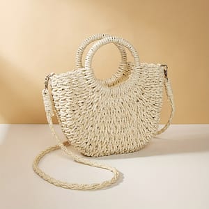 Hand-woven Beach Bag, Women’s Bohemian Handbag For Clothing, Shoes & Jewelry Shop Online at Dubai Trades