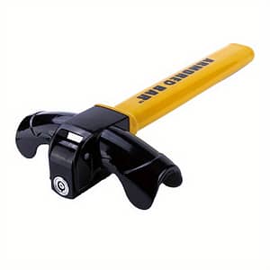 Heavy Duty Iron Steering Wheel – Universal Anti-theft 2 Keys Anti-Theft Shop Online at Dubai Trades