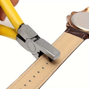 Heavy-duty Carbon Steel Hole Punching Pliers With Strap Belt & Shoelace – Ideal For Watches, Sandals, Tags – Precision 2mm Hole Creation, Yellow Handles Arts, Crafts & Sewing Shop Online at Dubai Trades