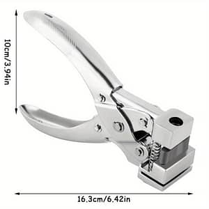 Heavy-duty Hole Punch Set With 10 Tags – Handheld Paper Punch For Crafts, Id Badges & Earrings – Easy-to-use, Fast Punching Tool With Visible Blade For Hard Plastic & Card Stock Office & School Supplies Shop Online at Dubai Trades 2