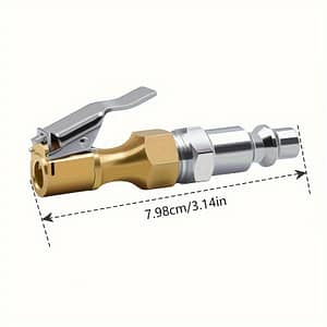 Heavy-duty Tire Inflator Chuck With Clip – Fit, Copper Material For Quick Air Flow Accessories & Parts Shop Online at Dubai Trades