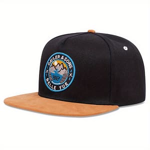 Hip Hop Color Block Baseball Cap Trendy Mountain Embroidery Snapback Hat Lightweight Adjustable Sun Hats For Accessories Shop Online at Dubai Trades