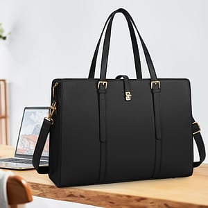 Igolumon Women’s 15.6-inch Laptop Tote Bag – Adjustable & Removable Strap, Large Capacity Handbag With Notebook Compartment, Laptop Bag Briefcases Shop Online at Dubai Trades