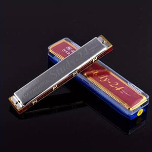 Japanese For Harmonica 24-hole Double Key Professional Adult Beginner Student Teaching Performance Instrument Folk & World Shop Online at Dubai Trades 2