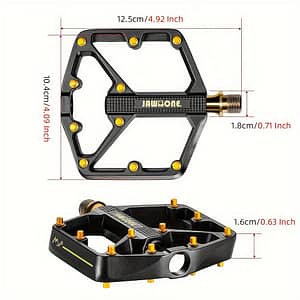 Jawbone Mtb Bike Pedals, Mountain Bicycle Flat Pedals, Aluminum 9/16″ Sealed Bearing Lightweight Platform Cycling Accessories Cycling Shop Online at Dubai Trades