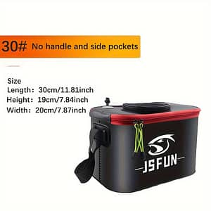 Jsfun Premium Eva Waterproof Fishing Box – , Thickened Zippered Live Fish Bucket, Portable & Foldable For Fishing Shop Online at Dubai Trades