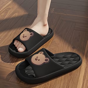 Kawaii Bear Pattern Cloud Slides, Casual Slip On Soft Sole Shoes, Comfortable Pillow Shower Shoes Clothing, Shoes & Jewelry Shop Online at Dubai Trades
