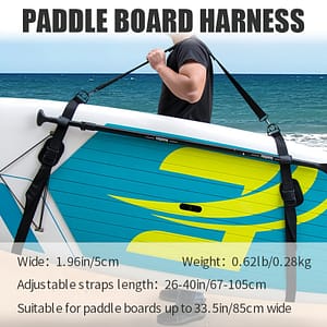 Koetsu Adjustable Sup Paddle Board Shoulder Strap – Comfortable Surfboard Carrying Belt – Ideal Transport Accessory Board Leashes Shop Online at Dubai Trades