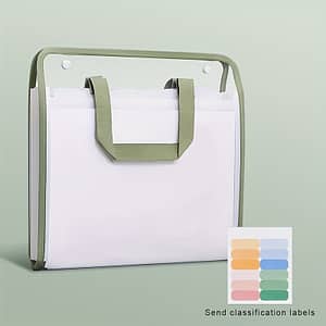 Large Capacity A4 Vertical File Organizer – 13-pocket Expanding Document Holder, Waterproof, Abs Plastic, Ideal For Students & Office Use, For Return School Expanding Files & Wallets Shop Online at Dubai Trades