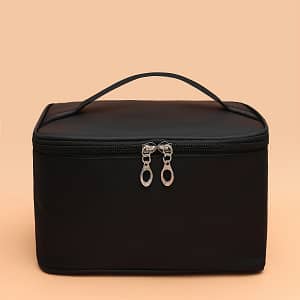 Large Capacity Makeup Bag, Square Storage Pouch With Handle, Portable For Daily Use Bags & Cases Shop Online at Dubai Trades 2