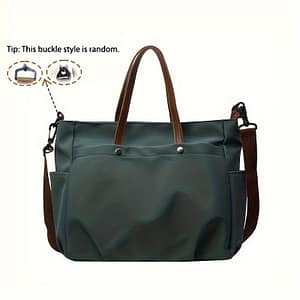 Large Capacity Nylon Material Tote Bag, Casual And Shoulder Bag For Women Daily Commute Clothing, Shoes & Jewelry Shop Online at Dubai Trades