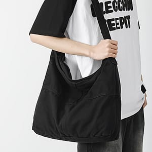 Large Capacity Shoulder Bag For Women, Solid Color Zipper Closure With Edge Paint, Casual Unlined Tote Clothing, Shoes & Jewelry Shop Online at Dubai Trades