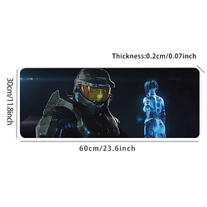 Large Gaming Mouse Pad, Cool Mech Warrior Desk Mat With Non Slip Rubber Base, Stitched Edge Mouse Pad For Desk, Game, Office, Home Desk Accessories & Workspace Organizers Shop Online at Dubai Trades 2