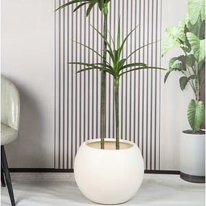 Large, Round, Plastic Planter For Indoor/outdoor Use – Lightweight, Durable, And Stylish Gardening & Lawn Care Shop Online at Dubai Trades