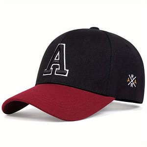 Letter A Embroidery Baseball Cap Hip Hop Simple Unisex Dad Hats Adjustable Sun Hats For Women & Men Accessories Shop Online at Dubai Trades