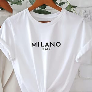 Letter Print T-shirt, Casual Crew Neck Short Sleeve Top For , Women’s Clothing Clothing Shop Online at Dubai Trades