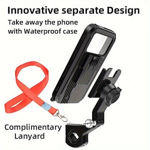 Lrbh Waterproof Motorcycle Bike Mobile Phone Holder Support Universal Bicycle Gps Adjustable Motorcycle Cellphone Holder Accessories Shop Online at Dubai Trades