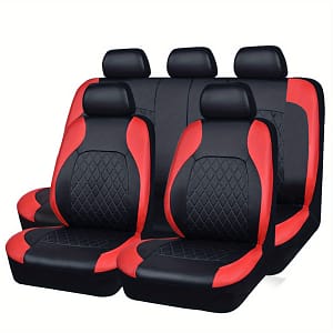 Luxury Quilted Pu Leather Car Seat Covers For 5-seater Vehicles Automotive Shop Online at Dubai Trades