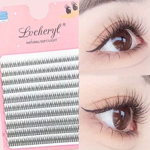 Lvcheryl 410pcs Individual Eyelash Extensions Kit – Diy Soft, , 8-12mm, Beginner-friendly & Reusable, Cat , 0.07mm Thickness, With Beauty & Personal Care Shop Online at Dubai Trades