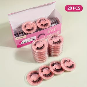 Magefy 20 Pairs Of False Eyelashes Set Boxed Mixed Long Crossed Curly Fluffy Reusable Eyelashes Suitable For Portable Beauty & Personal Care Shop Online at Dubai Trades