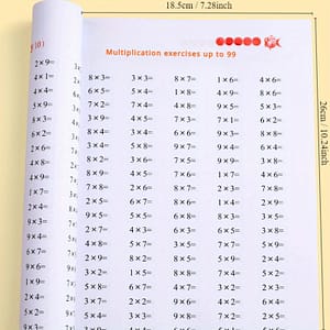 Math Exercise Book For Multiplication Tables, 9×9 Math Exercise Book For Multiplication And Division, Multiplication And Division Flashcards, Exercise Workbook Diaries, Journals & Notebooks Shop Online at Dubai Trades