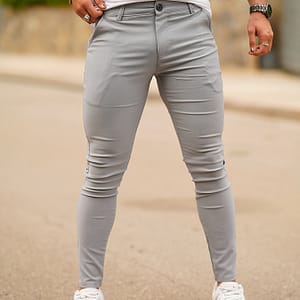 Men’ Pants With Pockets, Casual Breathable Slim Fit Trousers For Outdoor Activities, For Clothing Shop Online at Dubai Trades 2