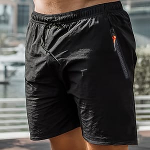 Men’ Quick Drying Shorts, Casual Slightly Stretch Waist Drawstring Shorts For Summer Gym Workout Training Active Shorts Shop Online at Dubai Trades