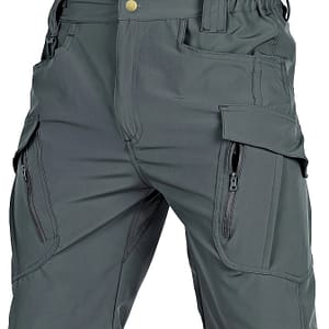 Men’ Slightly Stretch Quick-dry Shorts, Multi-pocket Zippered Cargo Shorts For Summer Outdoor Wear Hiking & Outdoor Recreation Clothing Shop Online at Dubai Trades