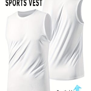 Men’ Tank Top, Active Crew Neck Slim-fit Sleeveless Top, Men’s Clothing For Summer Outdoor Clothing, Shoes & Jewelry Shop Online at Dubai Trades