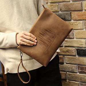 Men's Bag 's Handbag Large Capacity Clutch Bag Envelope Bag Leisure Korean Version Of Light Beige. Clothing, Shoes & Jewelry Shop Online at Dubai Trades