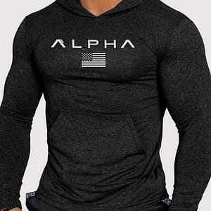 Men’s Athletic Top With Hood, Moisture-wicking, Breathable, And , Running, Training, And Casual Wear Base Layers & Compression Shop Online at Dubai Trades