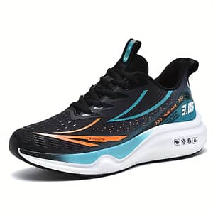 Men’s Breathable Mesh Running Shoes – Casual Athletic Sneakers With Striped Design, Lace-up, Spring/summer/fall Clothing, Shoes & Jewelry Shop Online at Dubai Trades