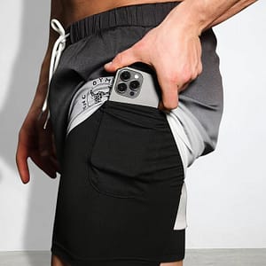 Men’s Casual Athletic Shorts – Color , Drawstring Waist, Multiple Pockets, Stretch Polyester Fabric, Ideal For Golf, Yoga, Running & Outdoor Activities Hiking & Outdoor Recreation Clothing Shop Online at Dubai Trades