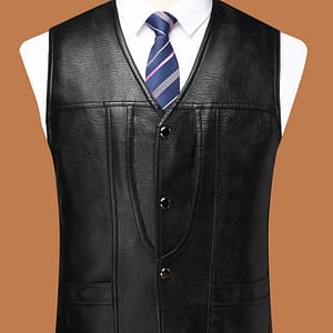 Men’s Casual Button-up Fleece Vest,, V-neck, Short Length, Solid Color With Zipper Detail – , Apparel | Design | Zipper Closure Vest Clothing Shop Online at Dubai Trades