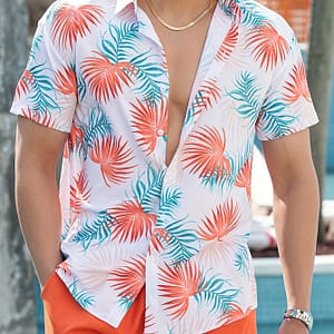 Men’s Casual Fashion Printed Shirt Active Shop Online at Dubai Trades