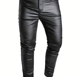 Men’s Casual High Stretch Jeans, Chic Coated Skinny Jeans Clothing Shop Online at Dubai Trades