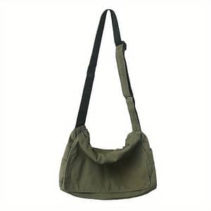 Men’s Casual Large Capacity Crossbody Bag, Trendy Student Flap Shoulder Bag, Adjustable Strap, Polyester, Hand Wash Or Professional , Going Out Clothing, Shoes & Jewelry Shop Online at Dubai Trades