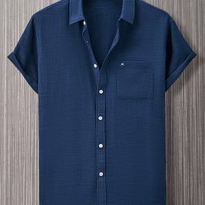 Men’s Casual Short-sleeve Shirt Casual Button-Down Shirts Shop Online at Dubai Trades