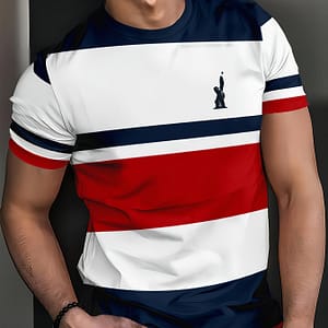 Men’s Color Eagle T-shirt, Short Sleeve Crew Neck Tee, Men’s Clothing For Summer Outdoor Clothing Shop Online at Dubai Trades