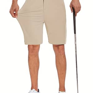 Men’s Lightweight Stretch Golf Shorts -dry Fabric, Ideal For Outdoor Hiking And Climbing, Featuring 9-inch Inseam, Hidden Zippers, 4 Pockets, And A Slim Fit For Casual Work. Clothing, Shoes & Jewelry Shop Online at Dubai Trades 2