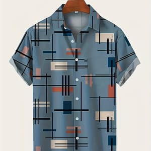 Men’s Novelty Pointed Collar Shirt Button-Down Shirts Shop Online at Dubai Trades