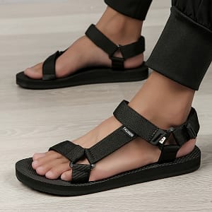 Men’s Open Toe Breathable Arch Support Sandals, Comfy Non Slip Hook & Loop Fastener Shoes For Men’s Outdoor Activities Clothing, Shoes & Jewelry Shop Online at Dubai Trades