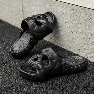 Men’s Skull Slides, Casual Non Slip Slippers, Open Toe Shoes For Indoor Outdoor Beach Shower, Spring And Summer Clothing, Shoes & Jewelry Shop Online at Dubai Trades