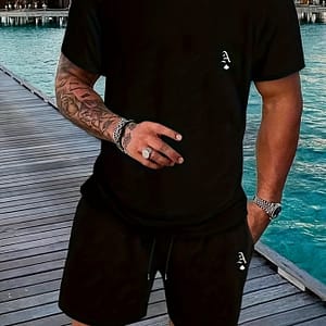 Men’s Summer Casual Short T-shirt Set Active Shop Online at Dubai Trades
