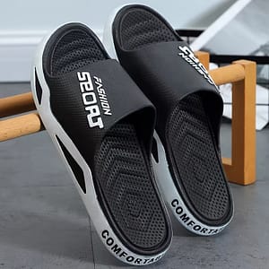 Men’s Trendy Comfortable Open Toe Pvc Slippers, Breathable Non-slip Slippers For Indoor Outdoor Beach Gym, Clothing, Shoes & Jewelry Shop Online at Dubai Trades