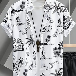 Shirred Waist Floral Print A-line Dress, Elegant V Neck Short Sleeve Dress For , Women’s Clothing Clothing Shop Online at Dubai Trades 3